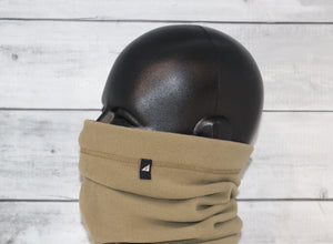 Adult Fleece Neck Gaiter in Tan
