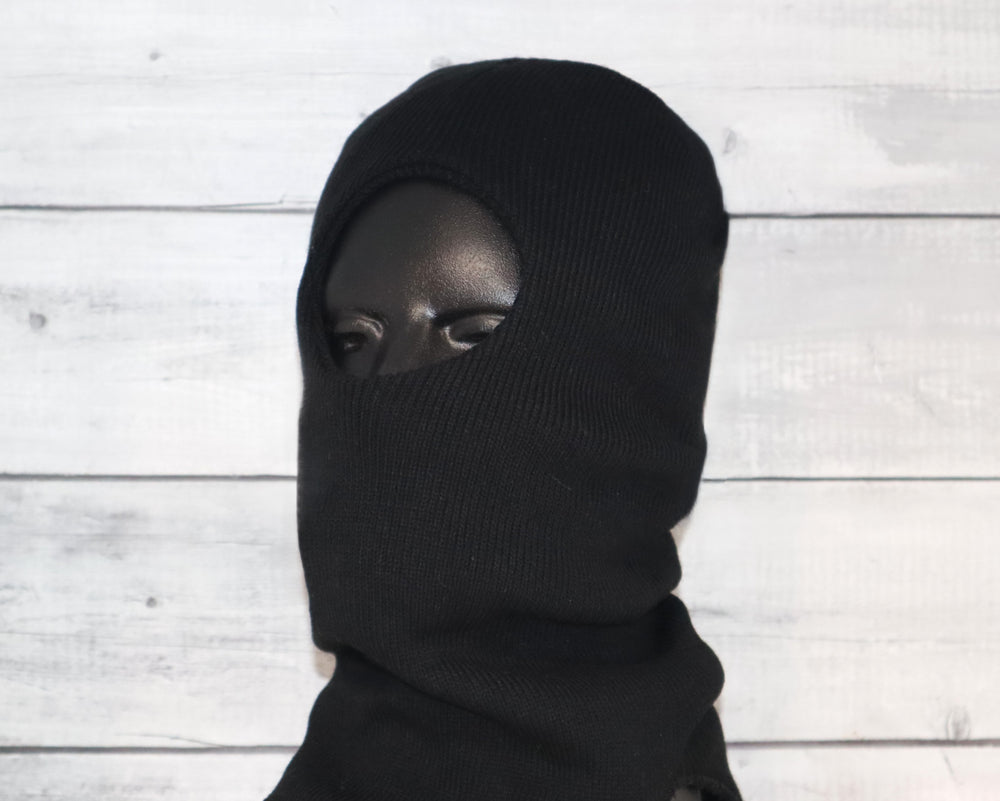 Adult Acrylic Balaclava in Black