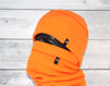 Adult Fleece Cap and Gaiter Set in Neon Orange