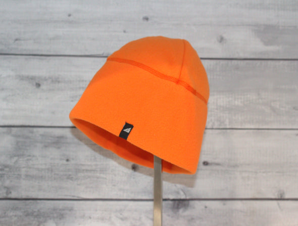 Adult Fleece Cap in Neon Orange