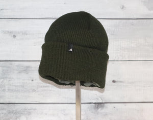 Adult Versatile Wool Watch Cap in Green