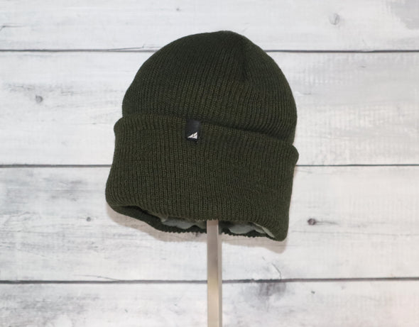 Adult Versatile Wool Watch Cap in Green