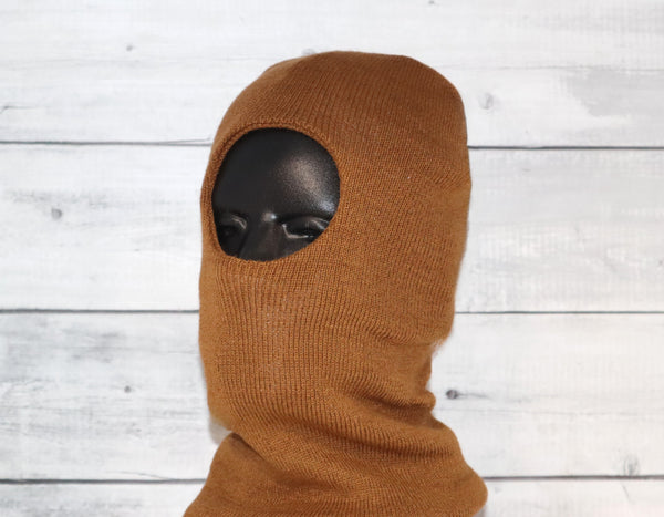 Child Acrylic Balaclava in Brown