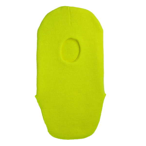 Child Acrylic Balaclava in Neon Yellow 