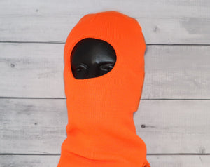 Child Acrylic Balaclava in Orange