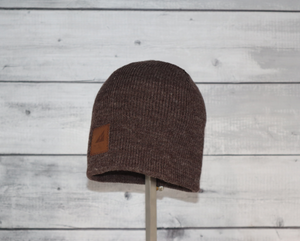 Child Acrylic/Wool Beanie in Brown