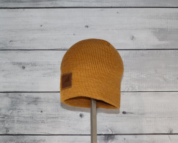 Child Acrylic/Wool Beanie in Gold Dust