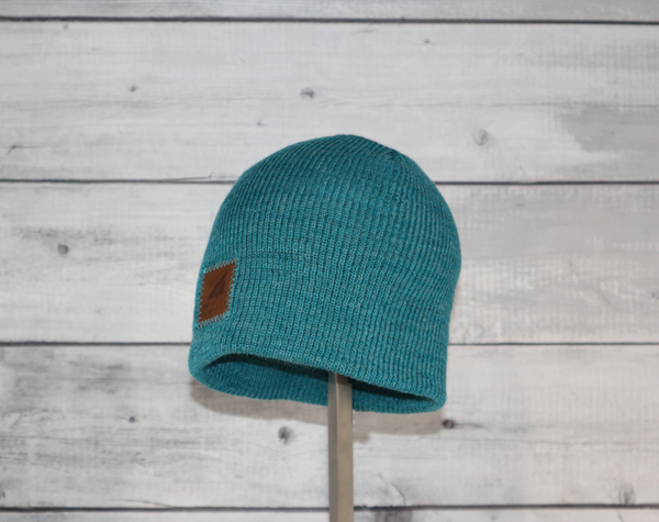 Child Acrylic/Wool Beanie in Teal Blue