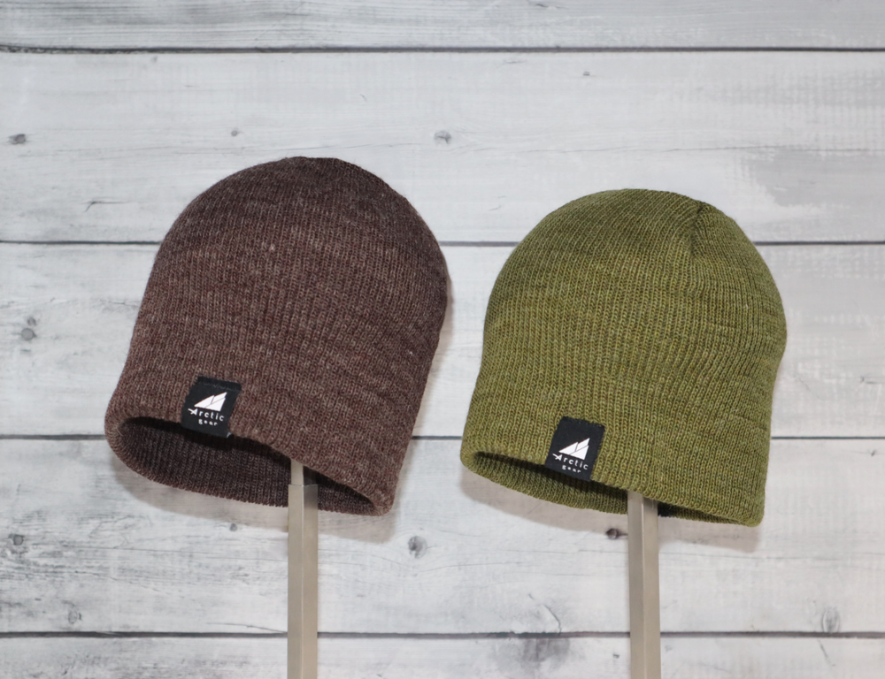 Child Acrylic/Wool Multipack - Green and Brown