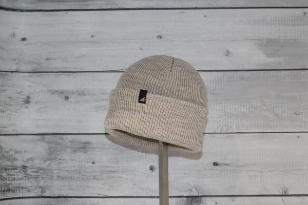 Child Acrylic/Wool Watch Cap in Beige