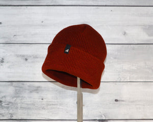 Child Acrylic/Wool Watch Cap in Dark Orange
