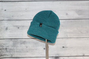 Child Acrylic/Wool Watch Cap in Teal Blue