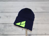 Child Specialty Hat in Blue and Green with Cuff