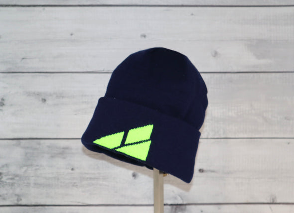 Child Specialty Hat in Blue and Green with Cuff