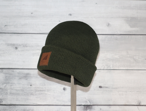 Child Wool Watch Cap in Green