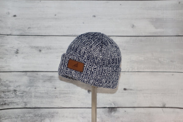 Infant Acrylic Ribbed Cuff in Navy and White