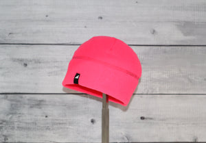 Infant Fleece Cap in Neon Pink