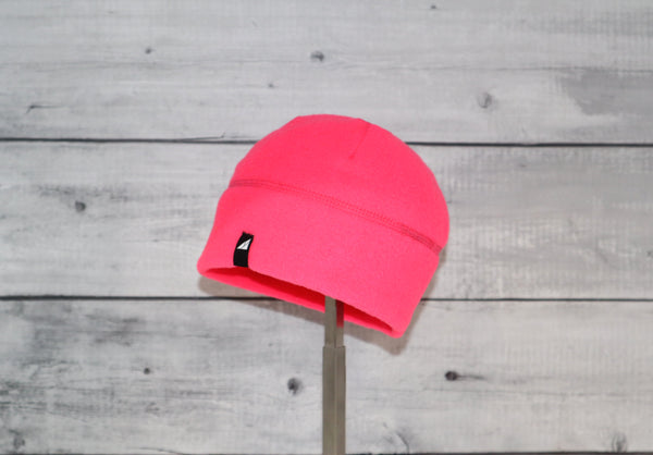 Infant Fleece Cap in Neon Pink