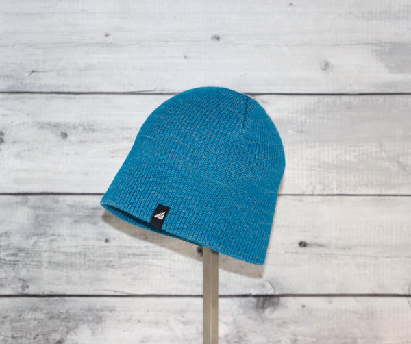 Toddler Acrylic Beanie in Blue and Gray