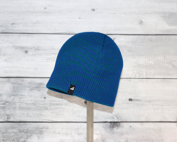 Toddler Acrylic Beanie in Blue and Green
