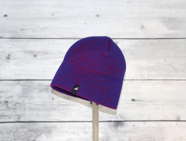 Toddler Acrylic Beanie in Blue and Red