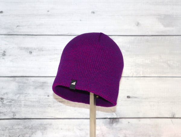 Toddler Acrylic Beanie in Purple and Plum