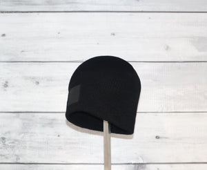 Toddler Acrylic/Wool Beanie in Black