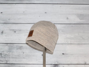 Toddler Acrylic/Wool Beanie in Cream