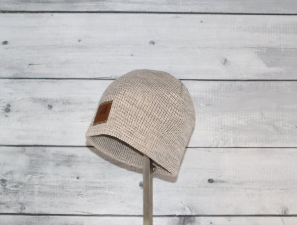 Toddler Acrylic/Wool Beanie in Cream