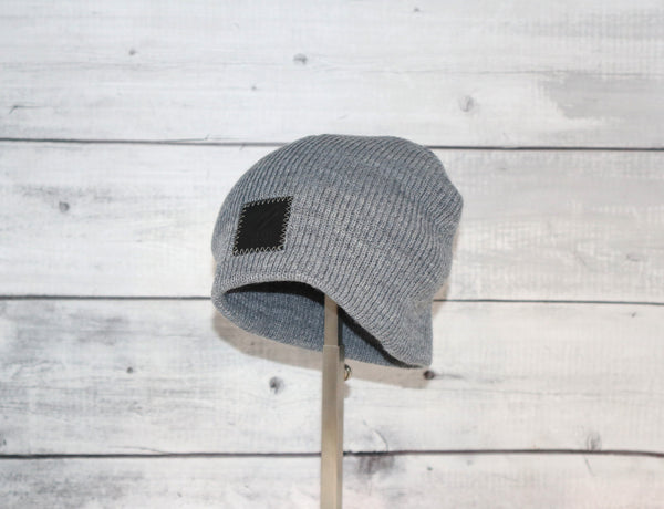 Toddler Acrylic/Wool Beanie in Gray
