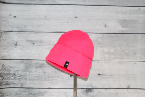 Toddler Fleece Cap in Neon Pink