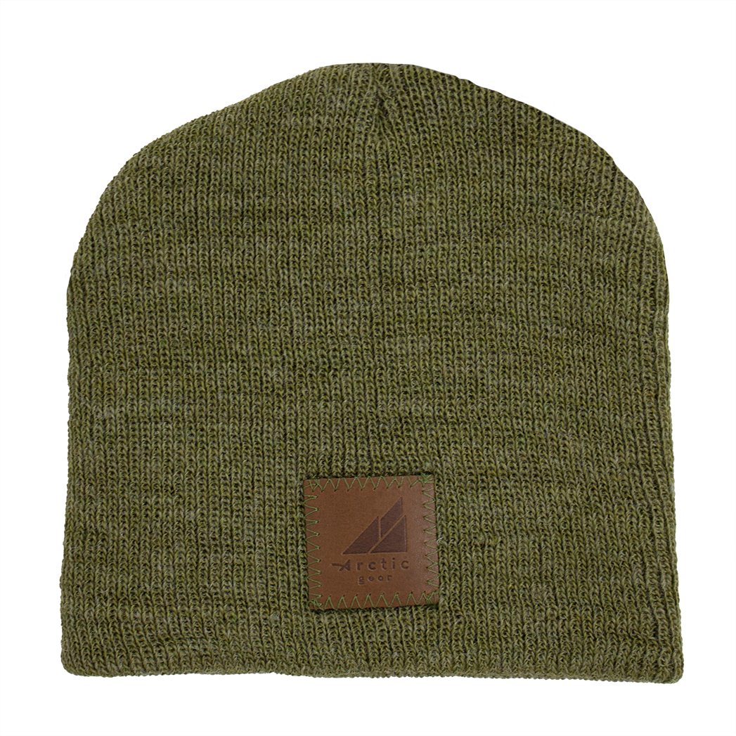 Acrylic Wool Blend Long Beanie Patch Surface Big Accessories Patch Beanie, 100% Acrylic Warm Casual  main image 4