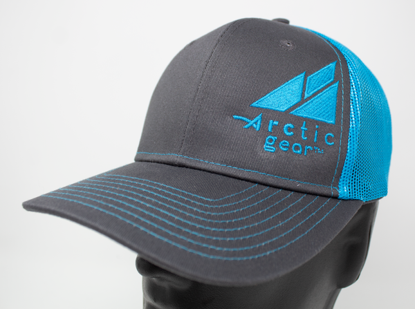 Adult Baseball Cap in Gray and Blue