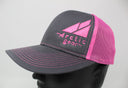 Adult Baseball Cap in Gray and Pink