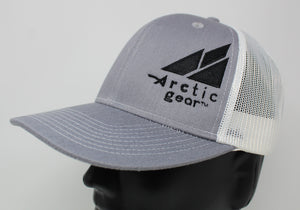 Adult Baseball Cap in Gray and White