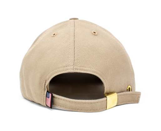 Adult Cap in Khaki - Back of Hat