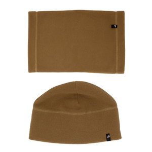 Adult Fleece Cap and Gaiter Set in Brown