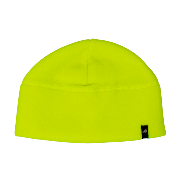Adult Fleece Cap in Neon Yellow