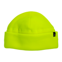Adult Fleece Cap with Double Cuff in Neon Yellow