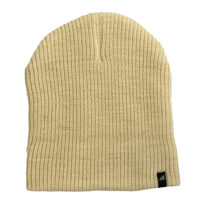Adult Soft Wool Slouchy Beanie in Cream
