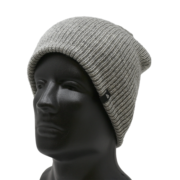 Adult Soft Wool Slouchy Beanie in Light Gray