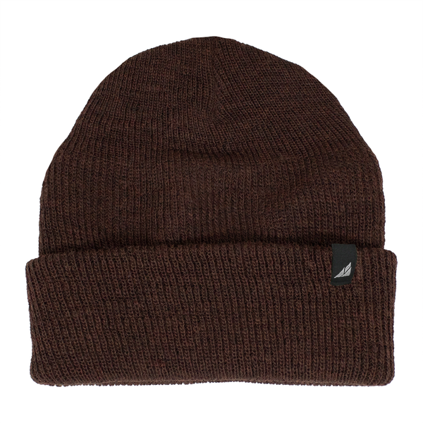 Adult Versatile Wool Watch Cap in Brown