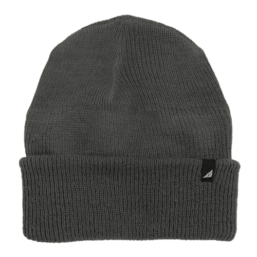 Adult Wool Watch Cap with Fleece Lining in Gray