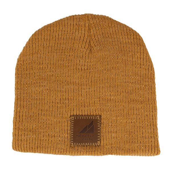 Child Acrylic/Wool Beanie in Gold Dust