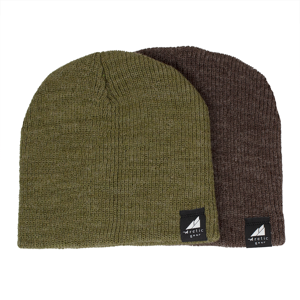 Child Acrylic/Wool Multipack - Green and Brown