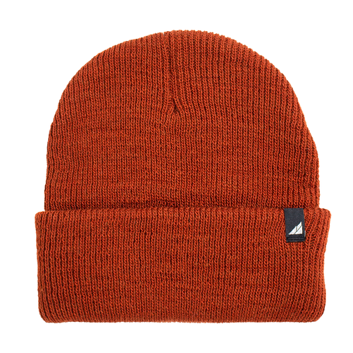 Child Acrylic/Wool Watch Cap in Dark Orange