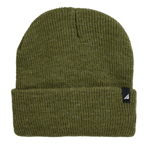 Child Acrylic/Wool Watch Cap in Green