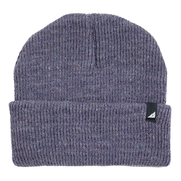 Child Acrylic/Wool Watch Cap in Purple