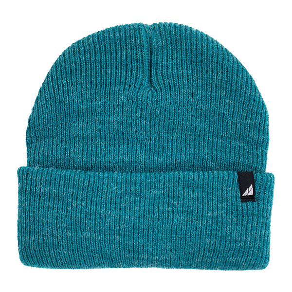 Child Acrylic/Wool Watch Cap in Teal Blue