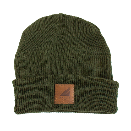 Child Wool Watch Cap in Green